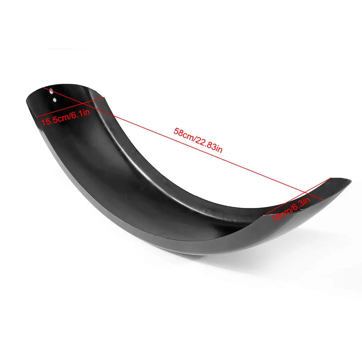 

New 6.1" Black Steel Motorcycle Rear Fender Mud Flaps Splash Guard Mudguards Cover For Yamaha VTX400 DS400 XVS400