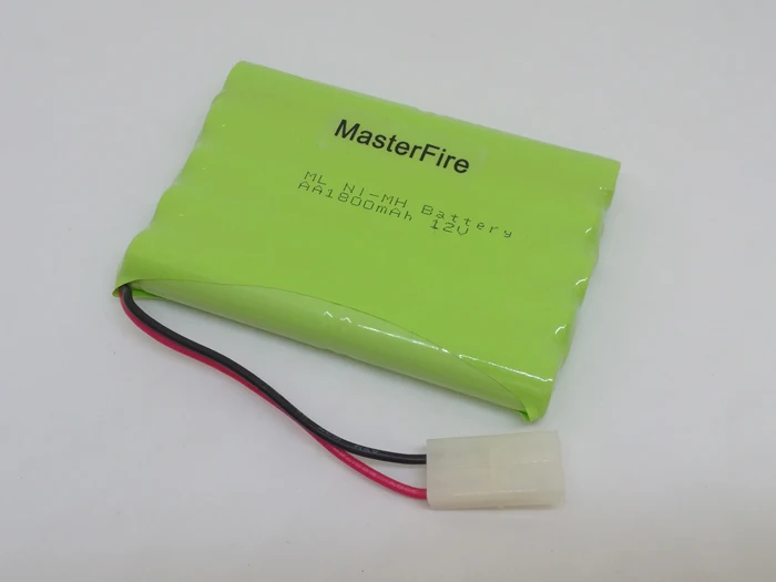 

MasterFire 12V 10x AA 1800mah Ni-MH Battery Cell For RC Toys Cars Tanks Trains Robots Boats Gun Rechargeable NiMH Batteries Pack