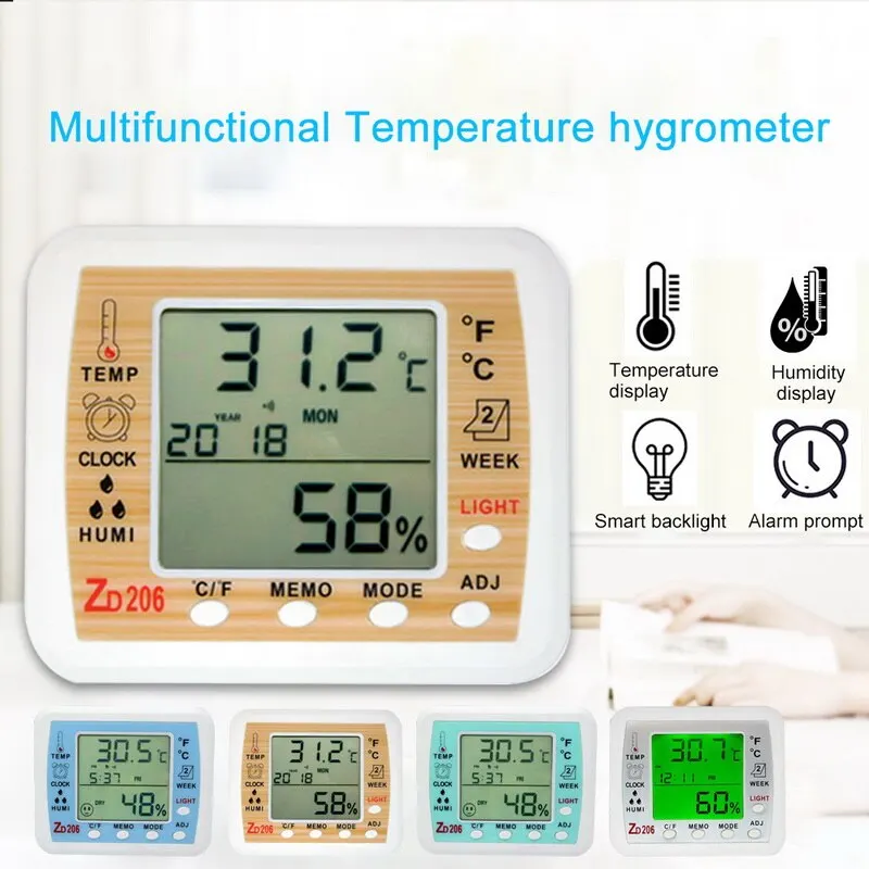 Цифровой термометр гигрометр комнатный датчик температуры и влажности с