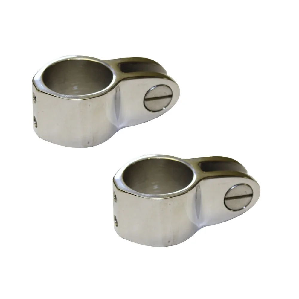 

2 шт. 316 Нержавеющая сталь БИМИНИ Челюсти Слайд 7/8 "1" до зеркального блеска Heavy Duty для морской оборудования конструкции