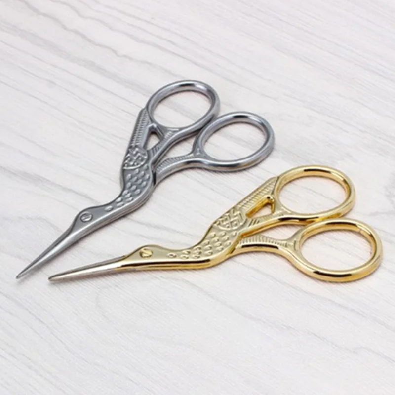 1 шт. Ретро Классический Винтаж портновские ножницы стежка европейские Craft золото
