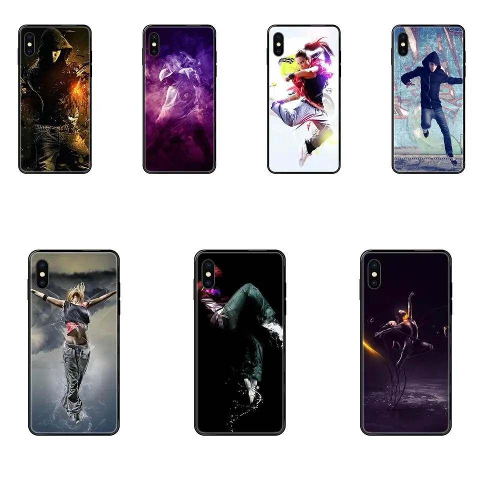 Мягкий дизайн танцы в стиле хип-хоп для Samsung Galaxy A10S A20 A20S A20E A21S A30S A40 A50 A70 A71 A70E A5 A6 A7 A8