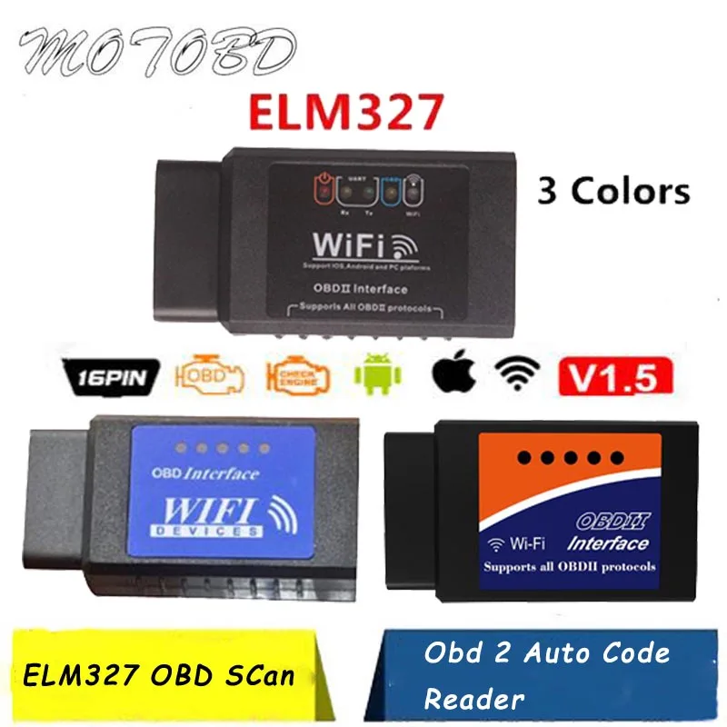 Новый автомобильный диагностический инструмент ELM327 Wifi V1.5 Elm 327 с поддержкой