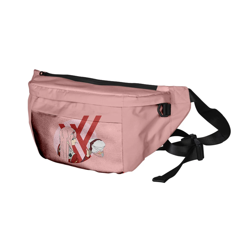 

New Darling In The Franxx Large Capacity Breast Pocket Waist Streetwear Breast Pocket High Quality Outdoor Big Waterproof