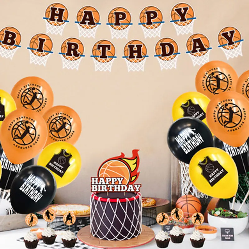 Трендовые принадлежности для дня рождения воздушные шары баннер топпер торта