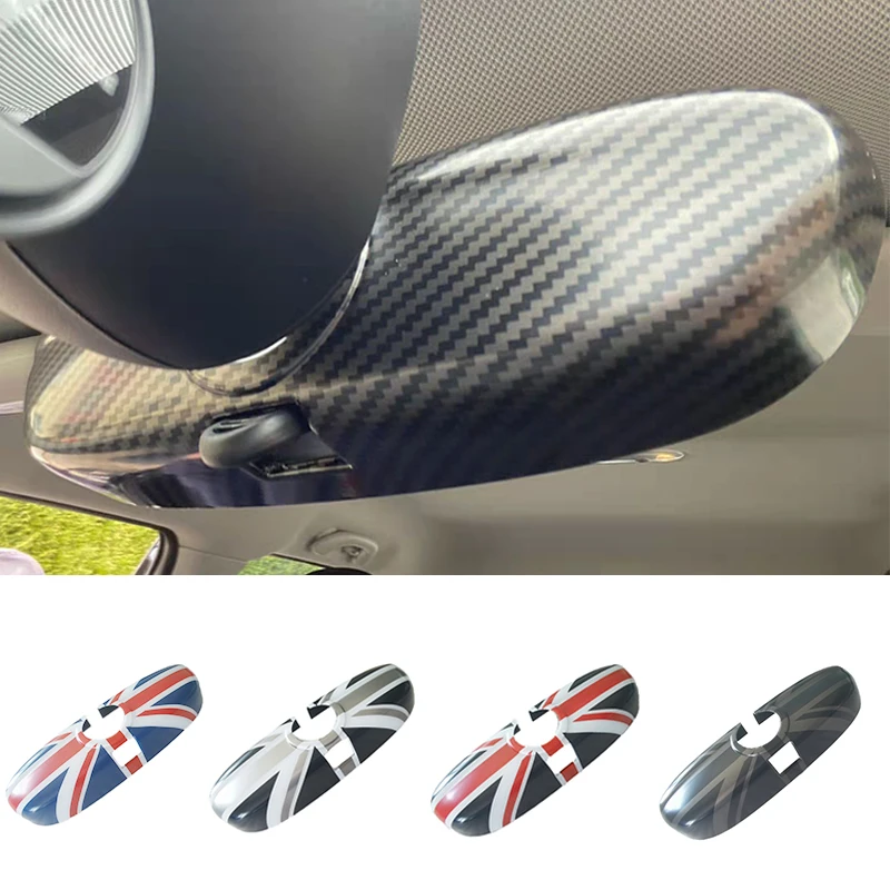 

Car Interior Rearview Mirror Cover For MINI Cooper JCW S One F54 F55 F56 F57 F60 Countryman 2019 2020 2021 2022 Rear Mirror Caps