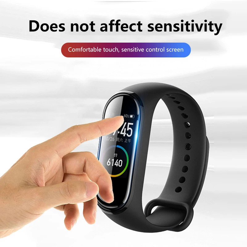 Защитная пленка для экрана Xiaomi Mi Band 4 ремешок смарт часов Band4 полноразмерная