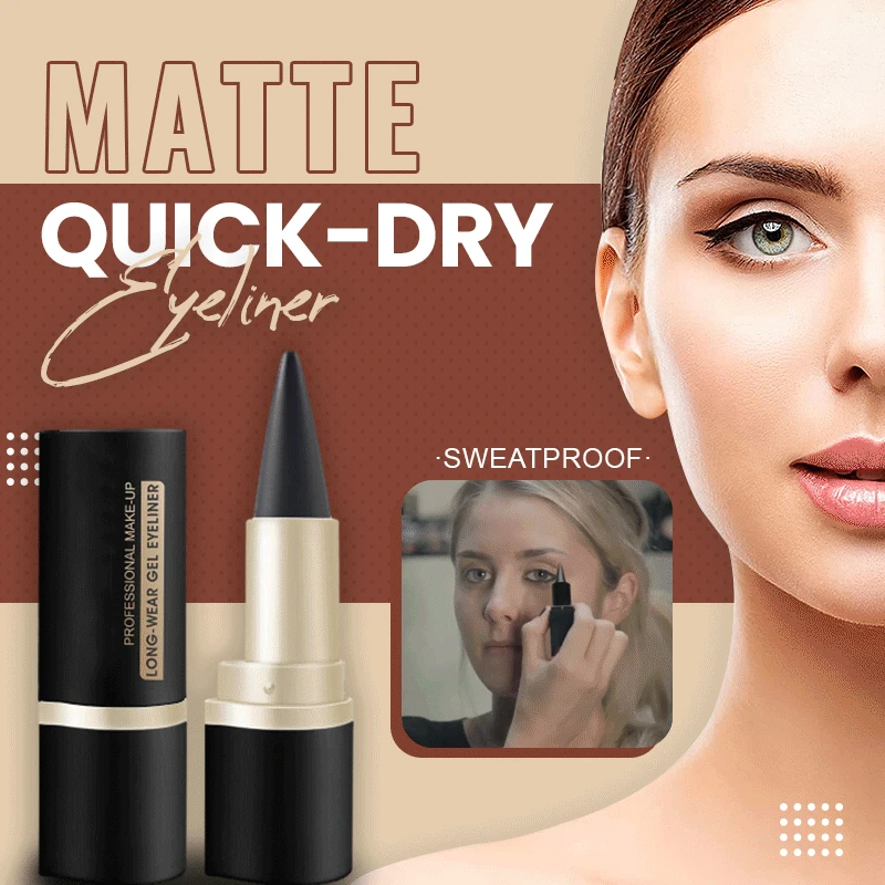 

Matte Quick-Dry Eyeliner Natural Intense Waterproof Eyeliner Single Tip Black Solid Eyeliner Pencil Dropshipping