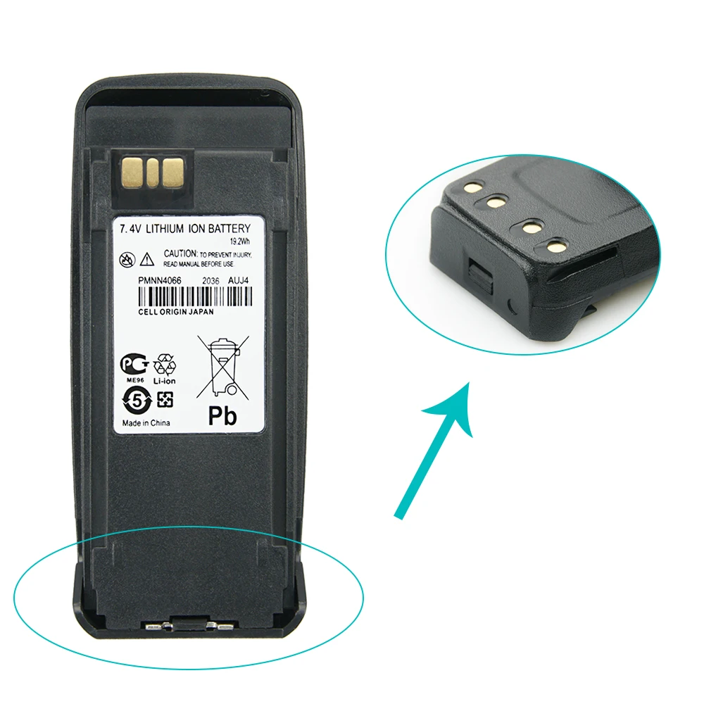 2X 7 4 В 1800 мАч литий-ионный аккумулятор для Motorola PMNN4066 DR3000 DP3400 DP3401 DP3600 DP3601 DGP4150/+ DGP6150/+