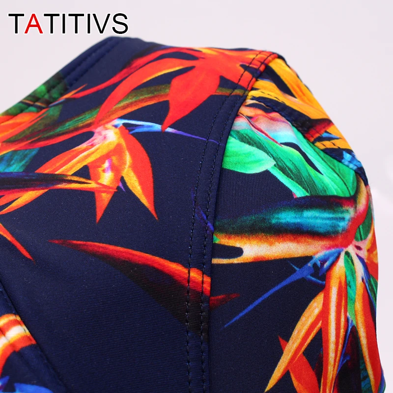 

TATITIVS Plus Size Bikini Large Cup Swimsuit Print Patchwork Bikini Set 2021 Women Swimwear Soft Cup Beach Bathing Suit Biquini