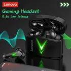 Игровые наушники Lenovo LP6 fone Bluetooth Беспроводные наушники с микрофоном гарнитура для геймеров с низкой задержкой TWS беспроводные наушники-вкладыши