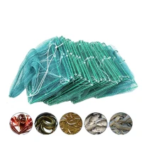 recycleable super strong fishing net pe material green color drive in net monofilament small mesh fish net