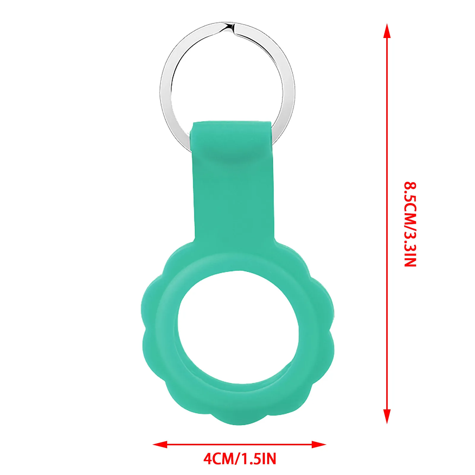 

Funda protectora de silicona para aircoverboard, funda de proteccin Compatible con for Apple AirTags Tracker hebilla colorful