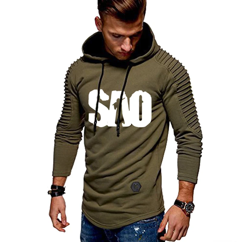 

SAO Sword Art Online Spring and Autumn Hoodies Men Anime Clothing Fashion casual Mens Solid color Hoodies harajuku Streetwear