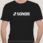 SONOR барабанная футболка, звуковые барабанные батареи, инструмент, необычные, необычные, Необычные