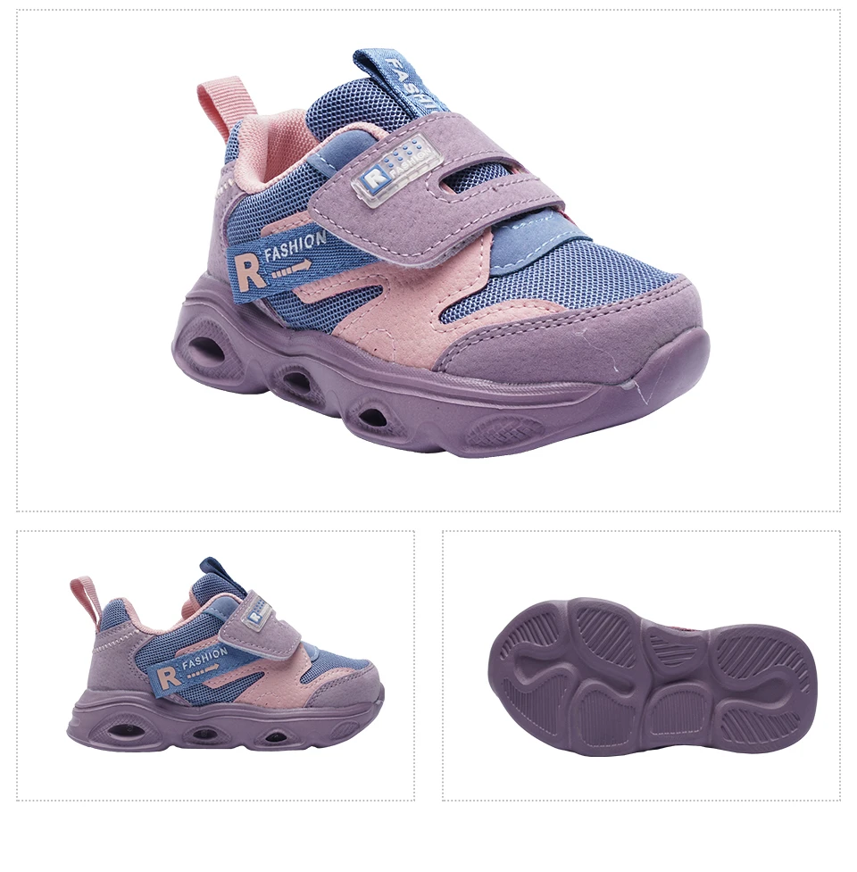 B&ampG светящиеся кроссовки Мягкая подошва детская обувь Детская с лампой для