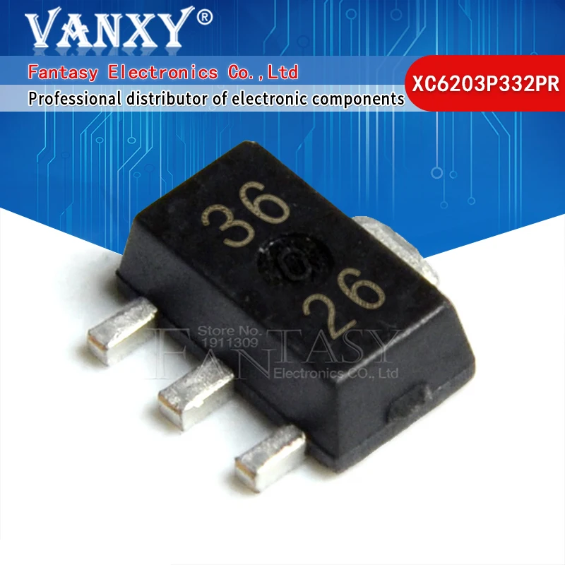 10 шт. XC6203P332PR SOT89 XC6203 XC6203P XC6203P332 SOT SMD новый и оригинальный IC|smd ic|ic smd |