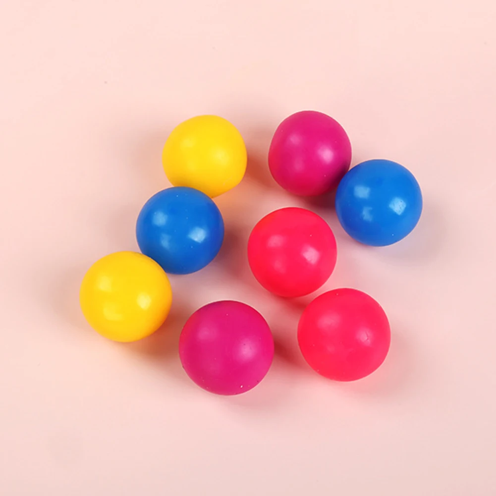 

Catch Throw Ball for Adults/Kids Throw Juggle Jump Wall Ball Games Wall Sticky Ball Novelty Decompression Toys