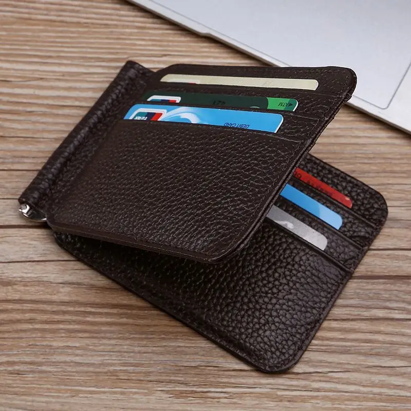 Держатель для банковских карт из натуральной коровьей кожи мужской