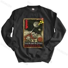 Хлопковая толстовка мужская с капюшоном космическая собака CCCP Косплей толстовки СССР Россия русские мужские толстовки shubuzhi