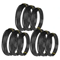 professional 9 rolls total 147 feet bonsai wires anodized aluminum bonsai training wire with 3 sizes1 0 1 5 2 0 mm