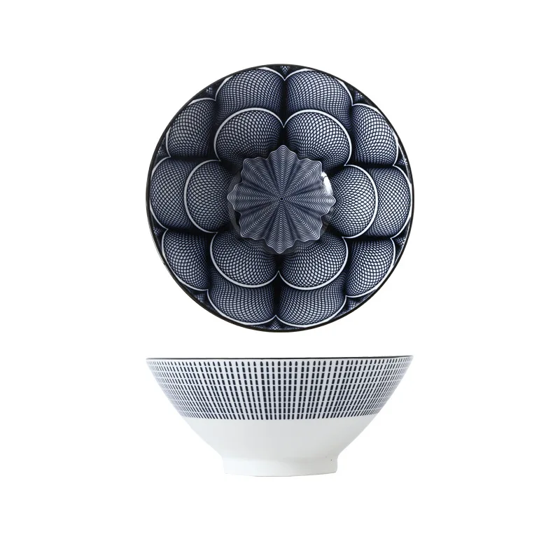 7-дюймовая современная простая керамическая посуда в скандинавском стиле