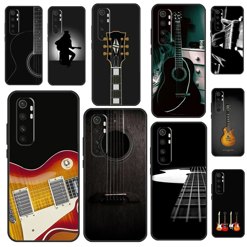 Винтажный чехол для музыкальных гитар Xiaomi 13 12 Lite 11T 12T Pro 12X, чехол для POCO F5 X3 X5 Pro X4 F4 GT F3 M5s C40