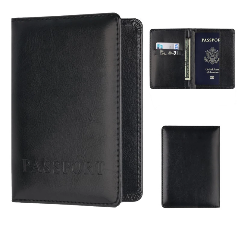 

Обложки для паспорта с именем на заказ, кожаный кошелек, аксессуары для путешествий, держатель для банковских и кредитных карт, мужской и же...