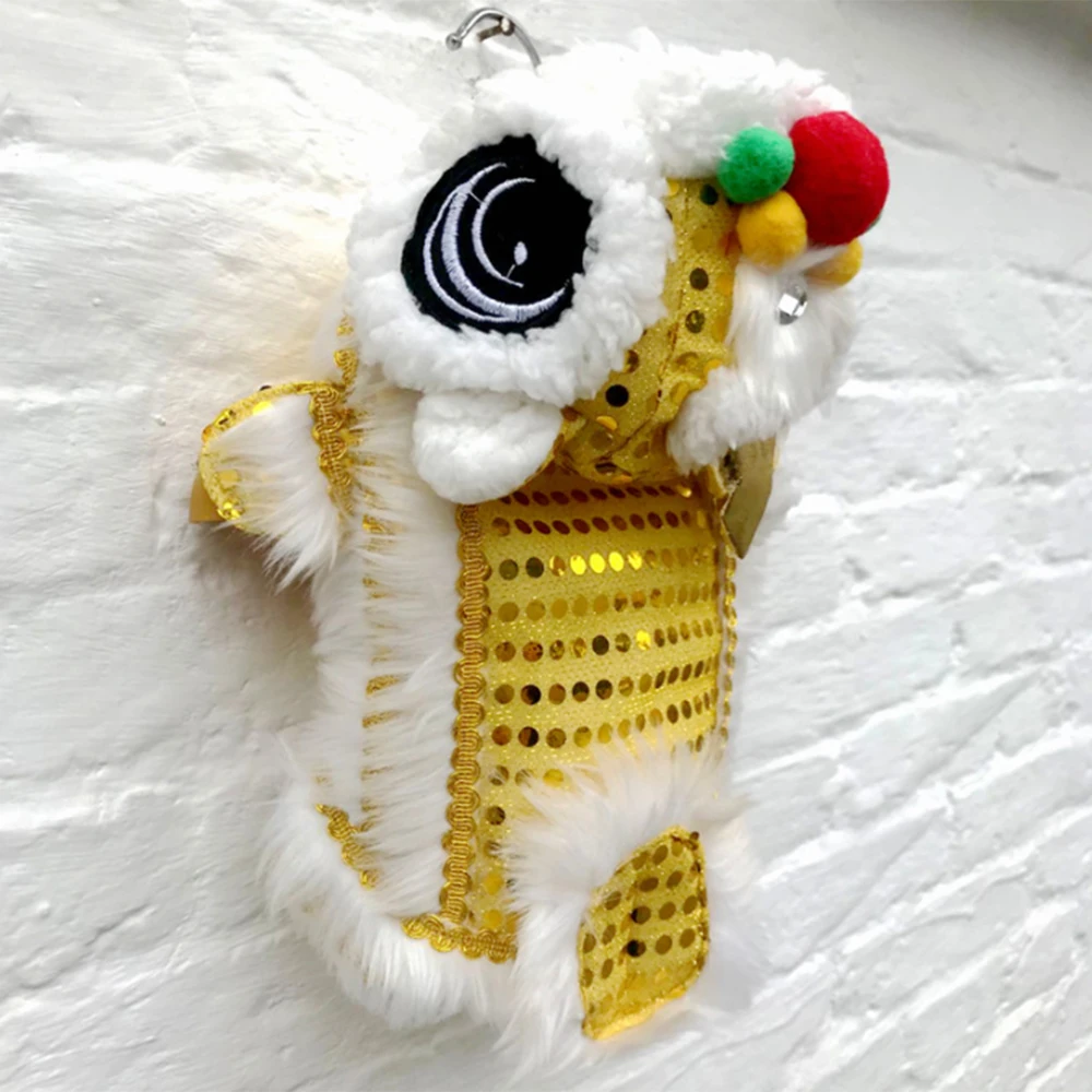 Новогодняя Золотая забавная Одежда для кошек китайский костюм питомцев