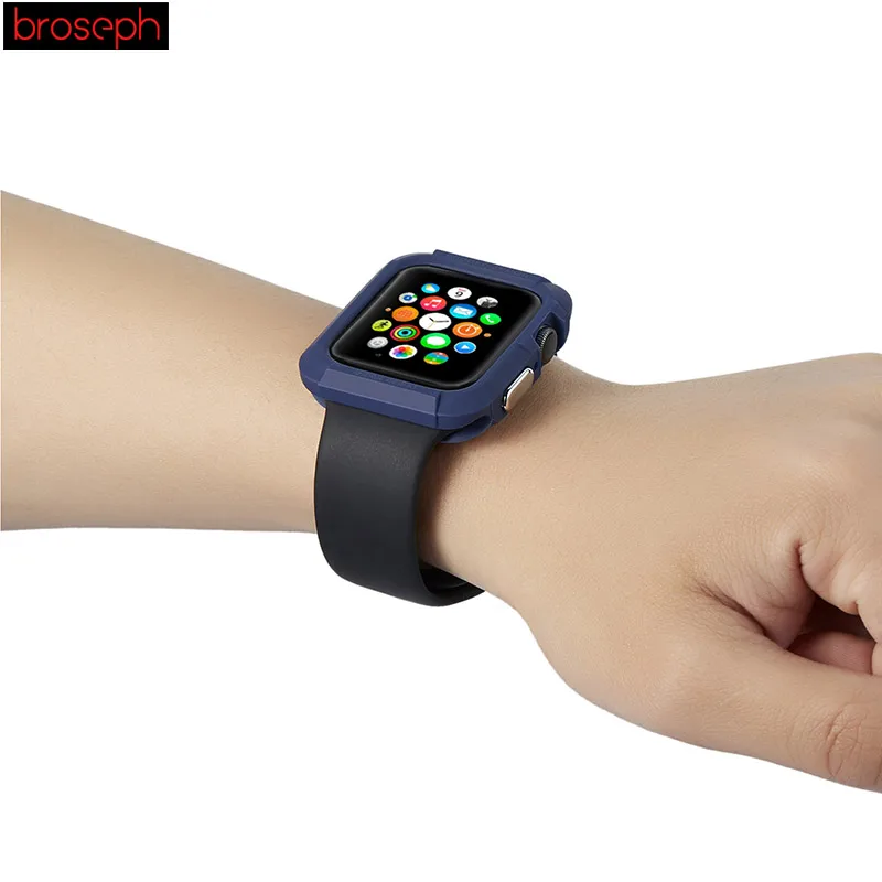 SGP ТПУ защитный чехол для Apple Watch 4 band 40 мм 44 мм ударопрочный корпус корпуса КОРПУСА ДЛЯ iwatch 4 band