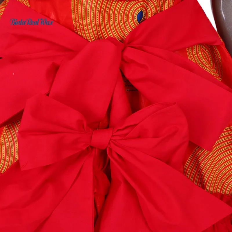 Детское платье принцессы одежда кружевное с принтом в африканском стиле для