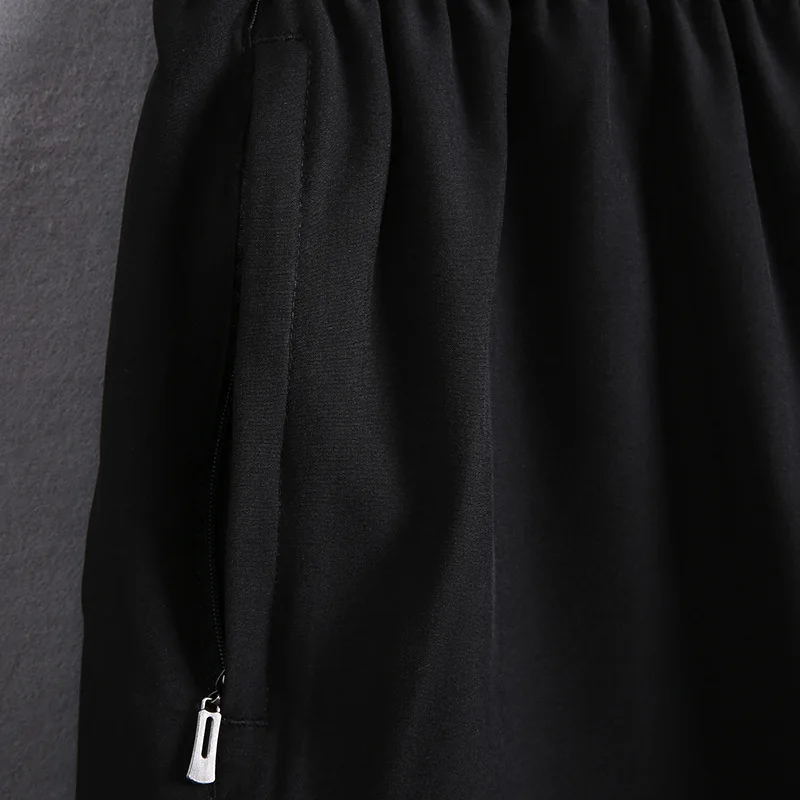 

Sports shorts men's quick drying elastic loose Capris large size medium pants fatter shorts beach pants