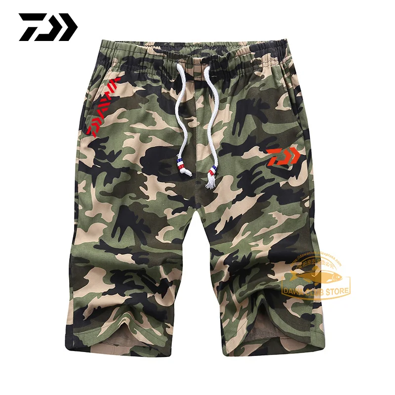 

Daiwa Casual Breathable Fishing Shorts 2020 Men's Summer Fashion Camouflage Thin Trousers Outdoor Sports Beach Shorts M-6XL