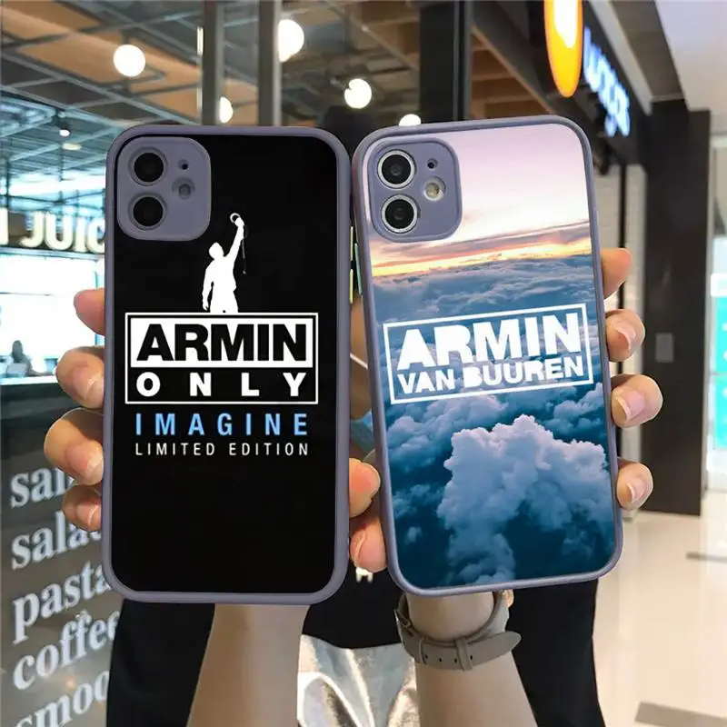 

Armin van Buuren music DJ Record producer Phone Case Matte Transparent for iPhone 7 8 11 12 s mini pro X XS XR MAX Plus funda