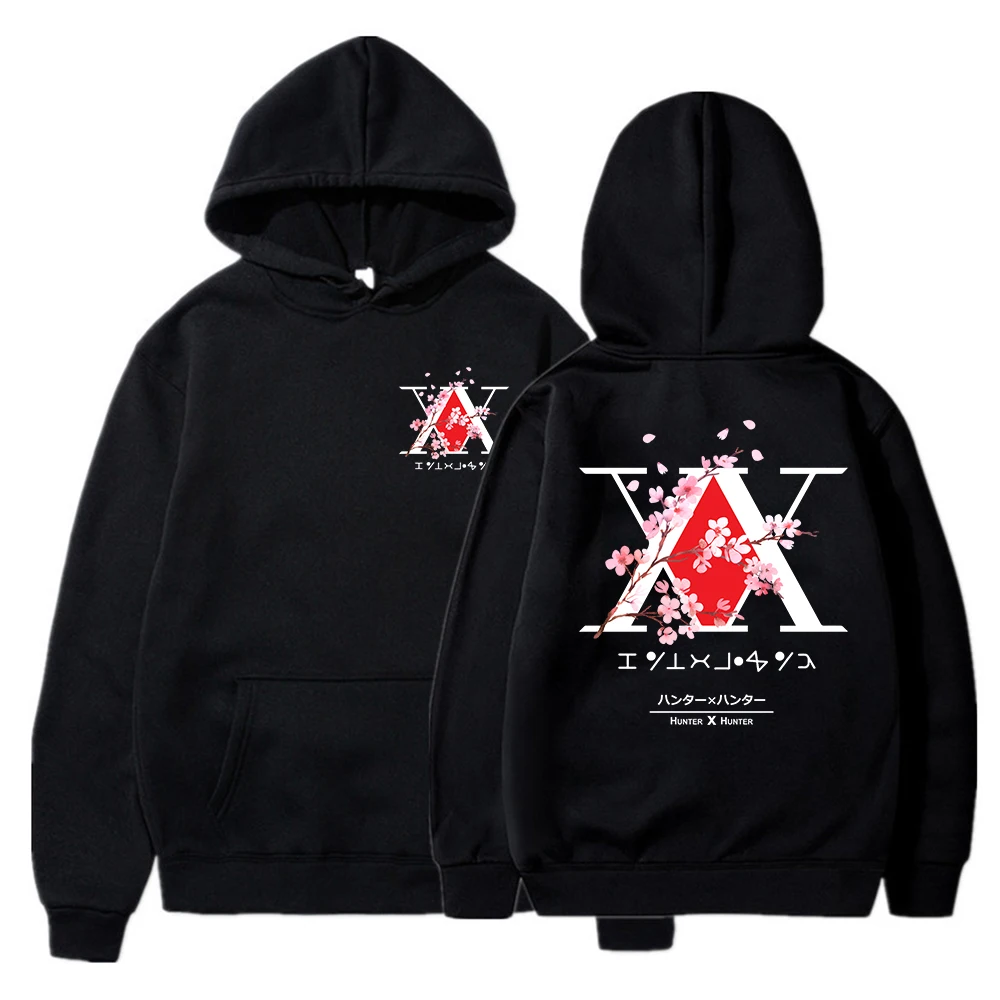 

Anime Hunter x Hunter Hoodies Gon Killua Hooded Sweatshirts Cozy Tops Pullovers Sudadera felpa moletom