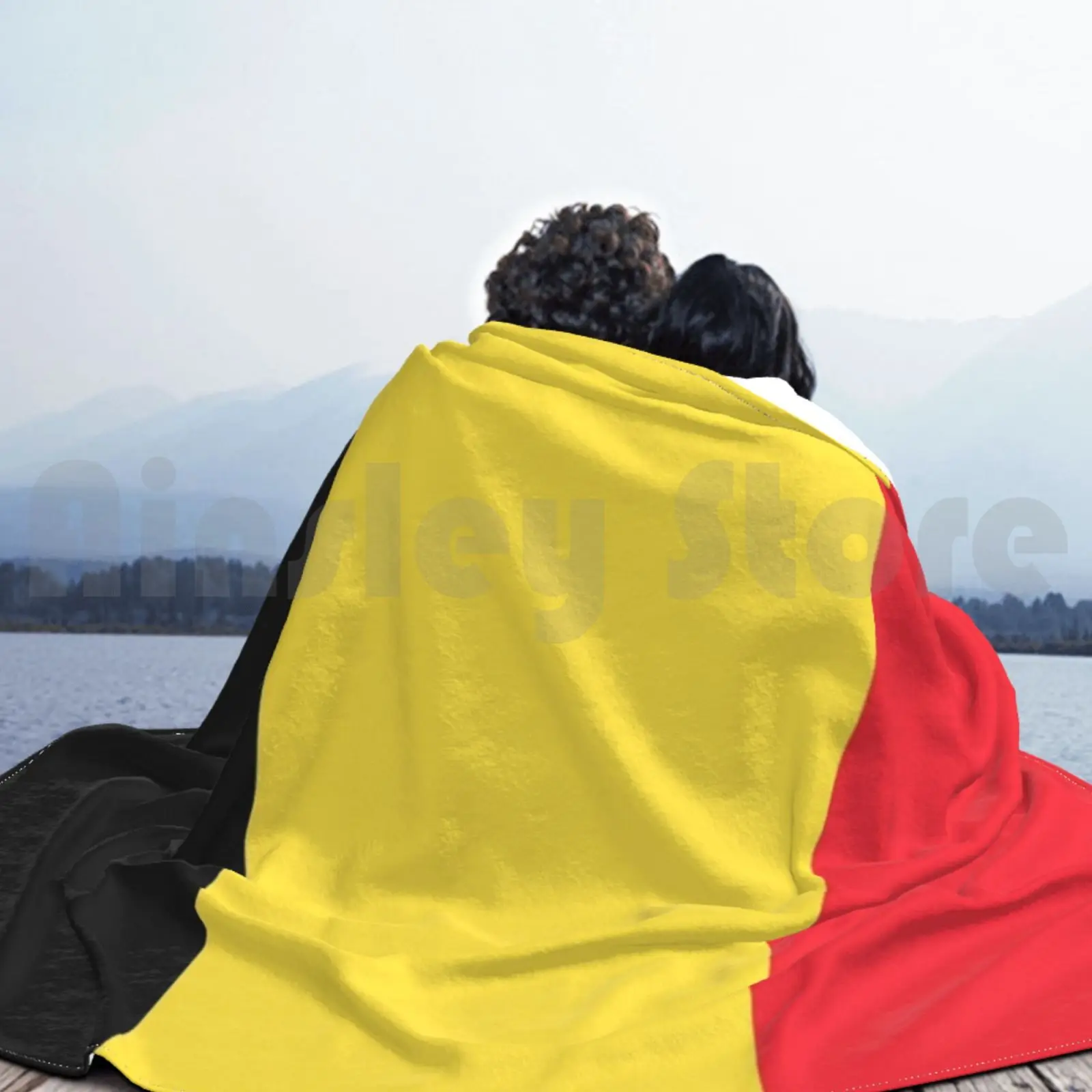 Одеяло с бельгийским флагом Бельгия Флаг Бельгийский Бельгии Капелюх Belgien 2777