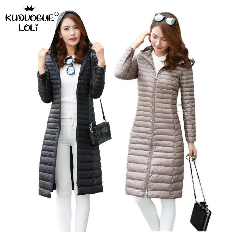Женский пуховик с капюшоном женский женская зимняя куртка зимний длинный новое