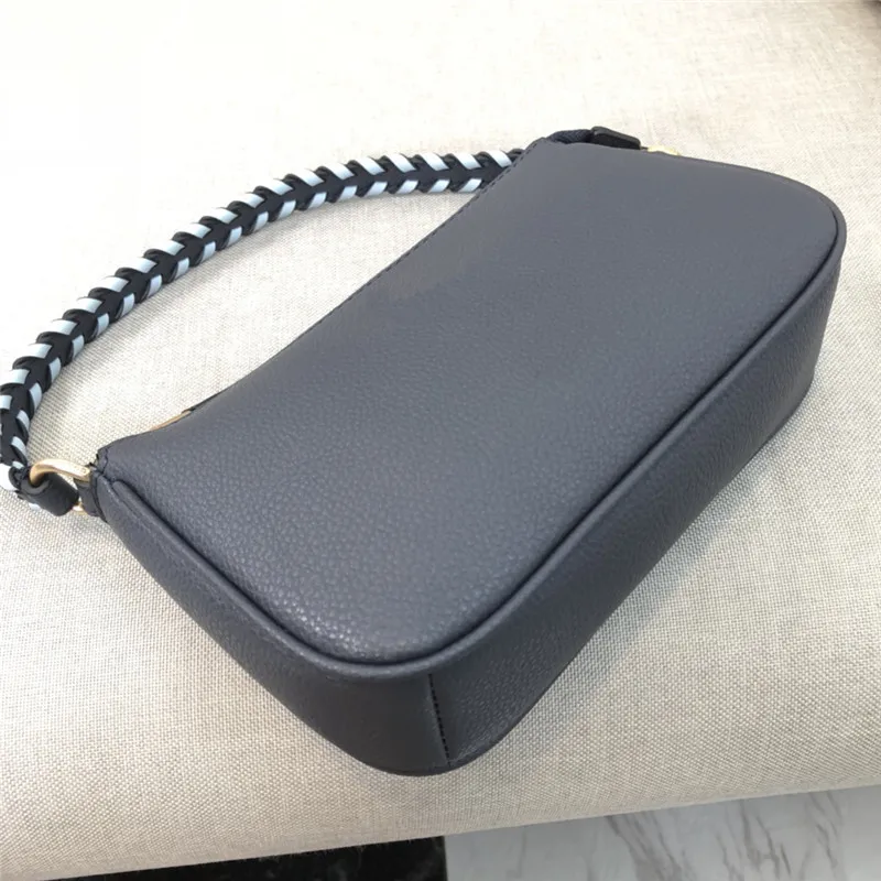 

for women 2021 new luxury crossbody bags Knitting leather mahjong bag with armpit bag High quality genuine leather Women's bag