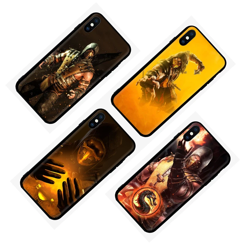 Силиконовый чехол для телефона EWAU mmoral Kombat для iPhone 5 5S SE 6 6s 7 8 Plus X XR XS 11 Pro Max
