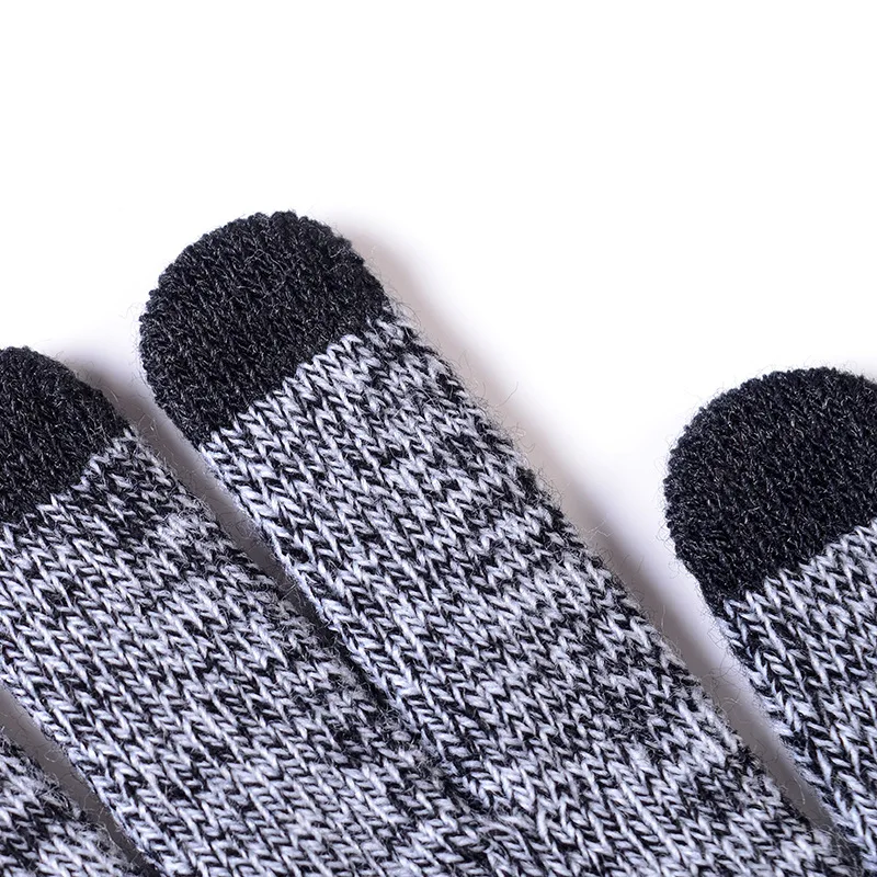 Зимние европейские и американские шерстяные снэки утолщенная теплая вязаная шапка шарф перчатки Комплект из трех предметов от AliExpress WW