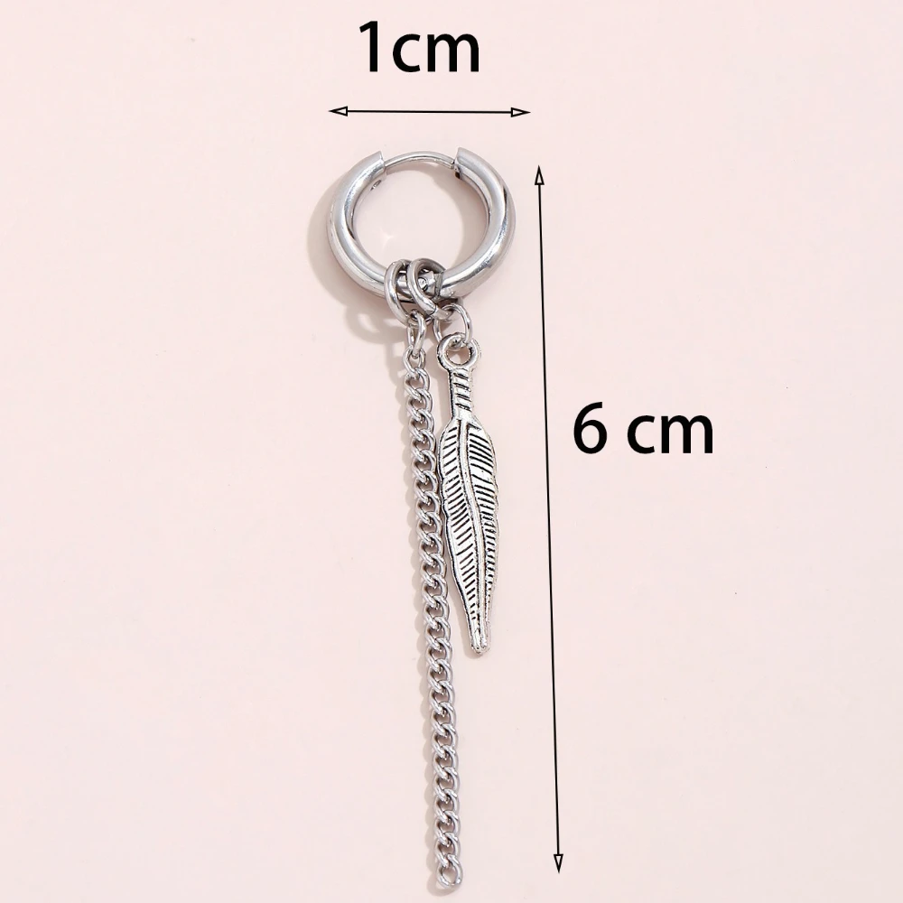 1 шт. женские серьги-гвоздики из нержавеющей стали |