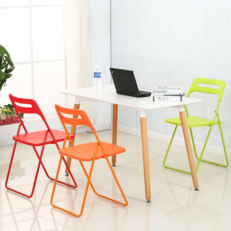 Складной Семья обеденный стул простой компьютерное кресло Портативный обучение