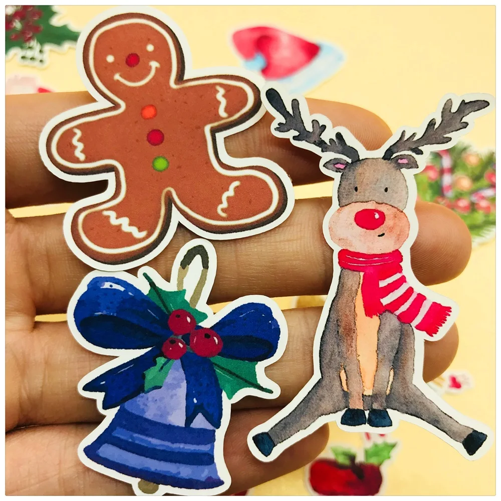 33 шт. 2019 винтажные рождественские наклейки в виде санта клауса|Наклейки| |