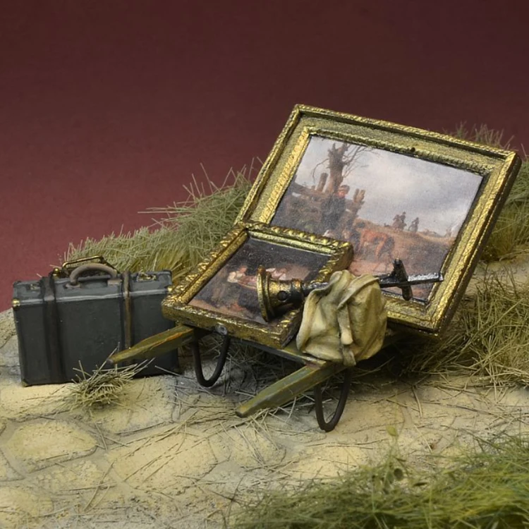 Модель Фигурки из смолы 1/35 набор аксессуаров для ограбления солдатиков к Ра