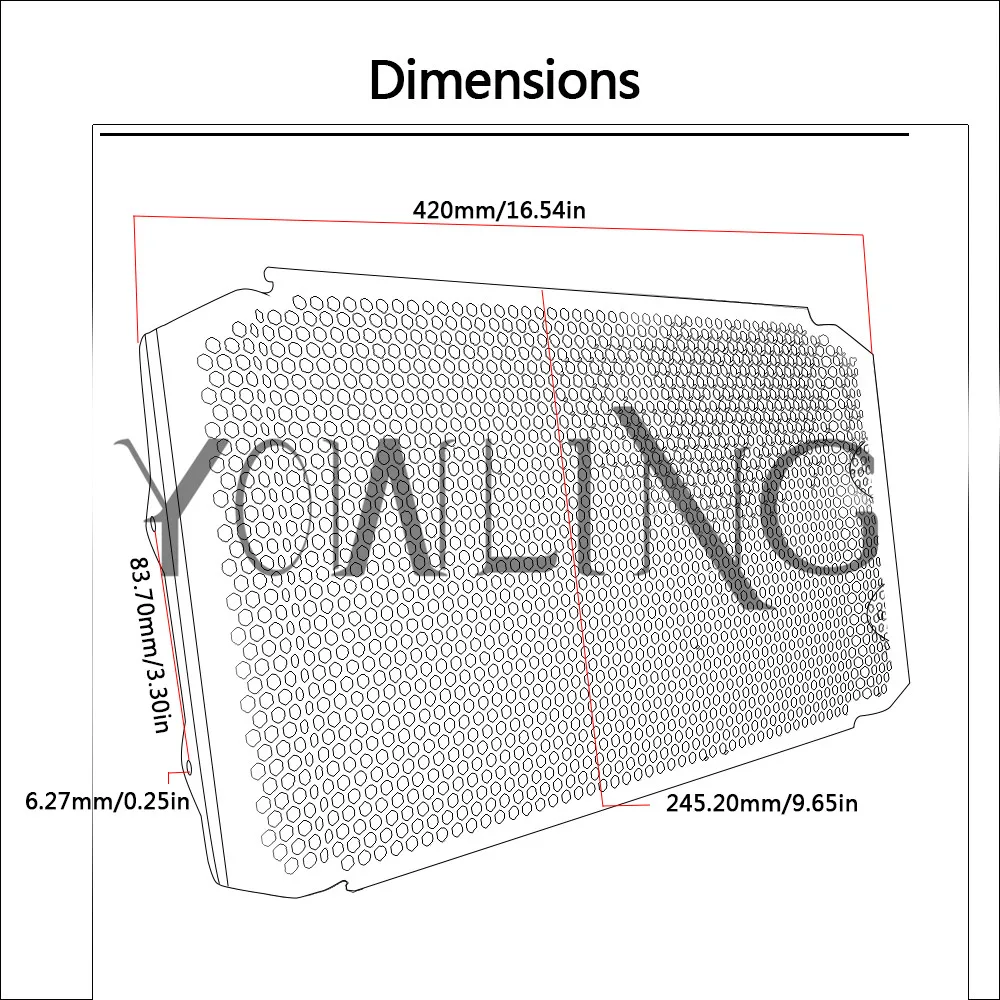 Аксессуары для мотоциклов Защита радиатора Yamaha Tracer 900 GT FJ 09 Tracer900 FJ09 2018 2019|Накладки