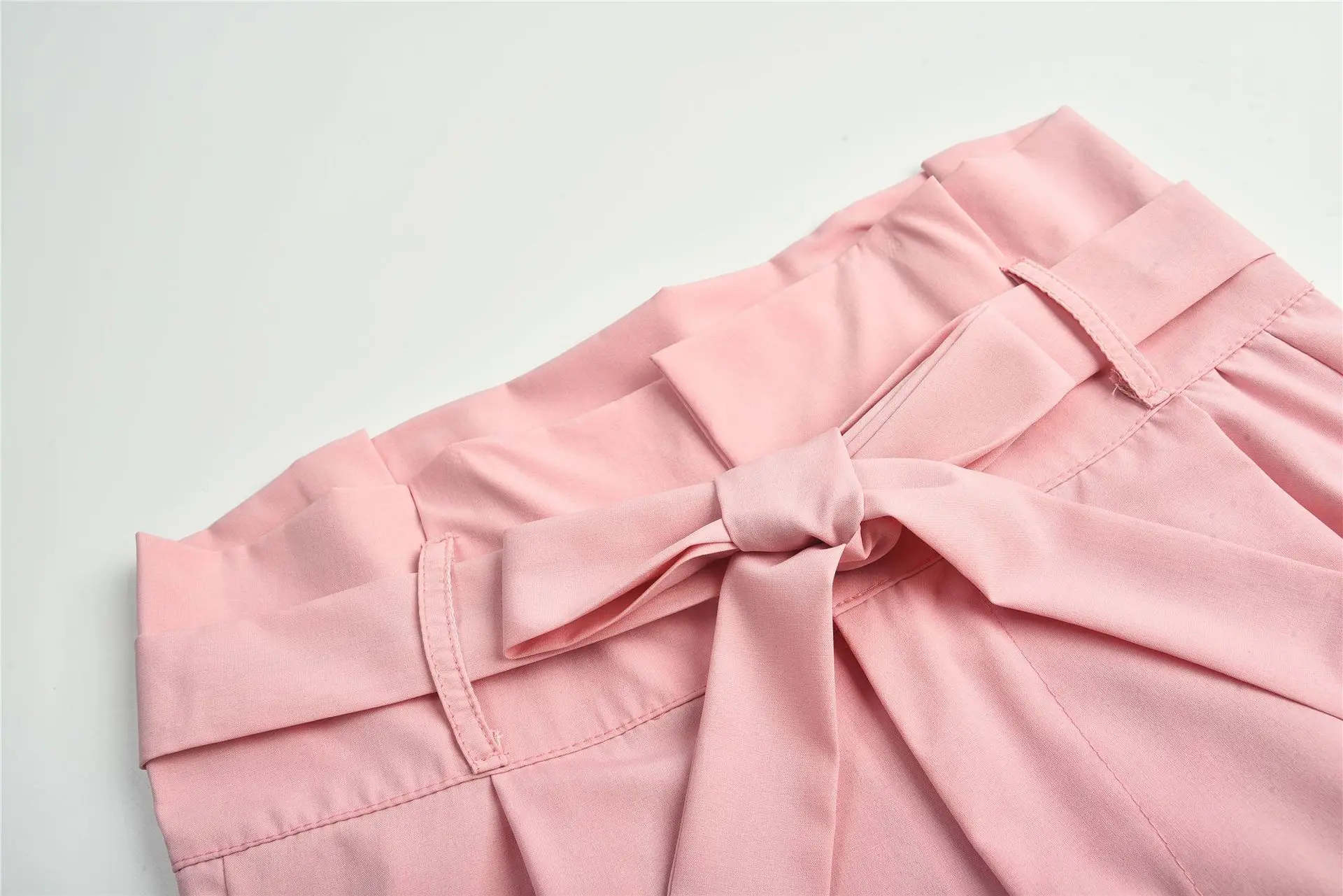 

Women High Waist Knit Wide Leg Pants Solid color sexy wide leg pants Women high waist casual pants All-match Streetwear traf