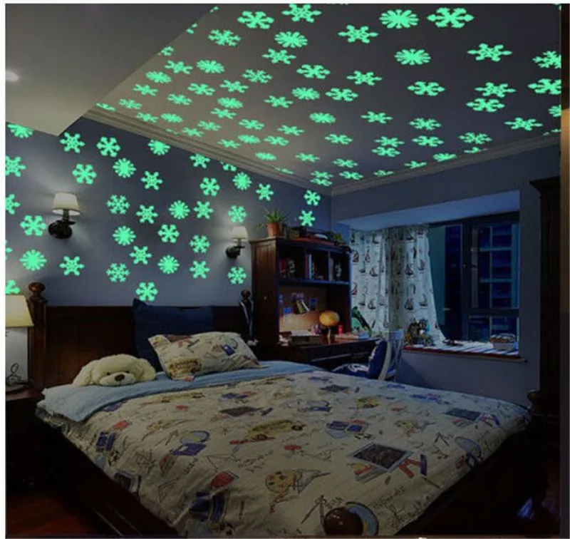 2020 новый год фотообои со снежинкой декоративная наклейка съемный Рождественский