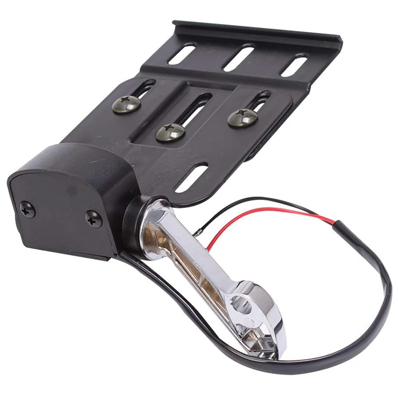 

Motorcycle Telescopic Folding Led Light Side Mount License Plate Holder for Dyna Sportster 883 1200 Xl 07-16