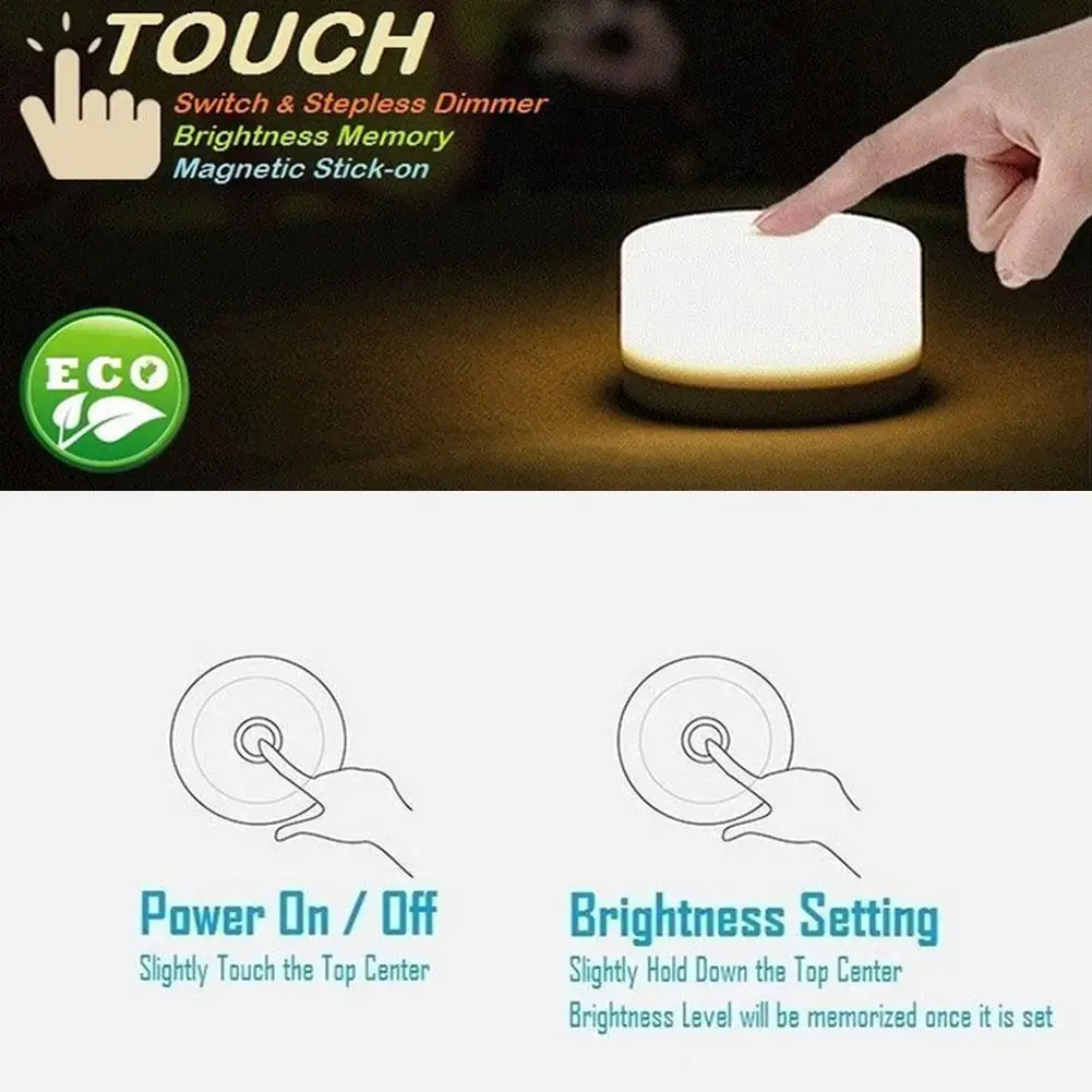 

Dimmable LED Night Light Children'S Kids Lights Lamp For Baby Room Bedside Bedroom Nursery Lamp Battery Powered