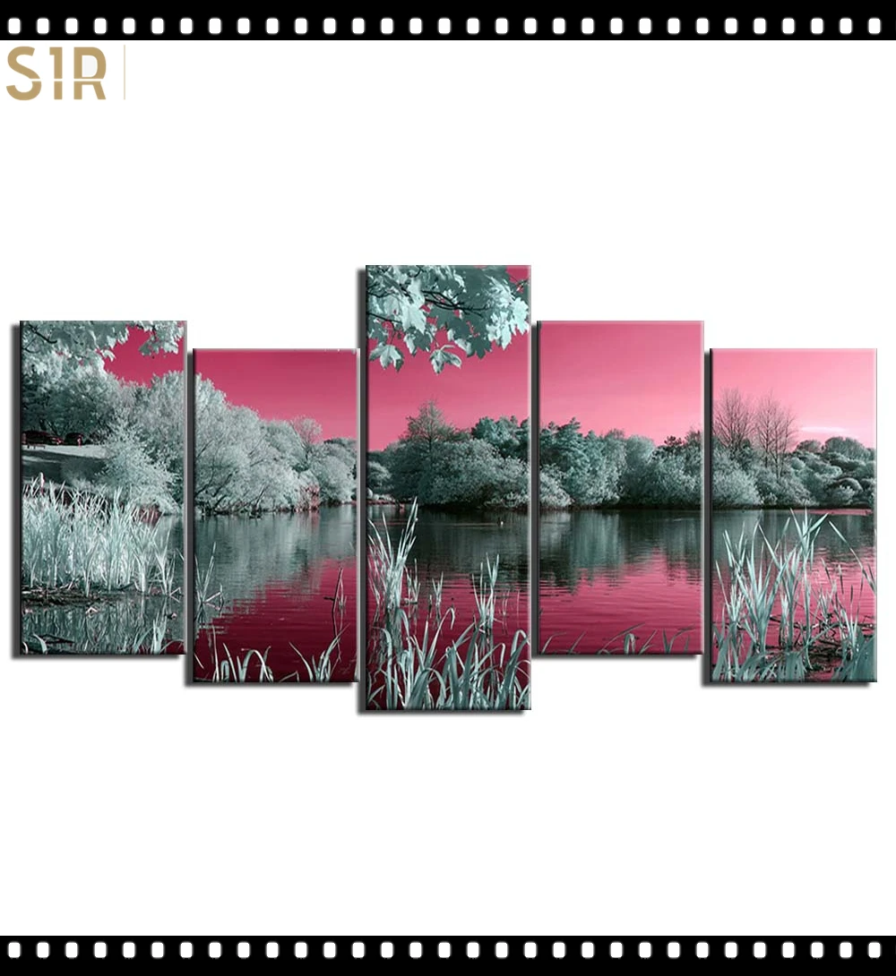 

Scenery Decorations for The Five - Part Poster Living Room Decoration Room Decor Anime Decor Wall Paintings Home Decor Wall Art